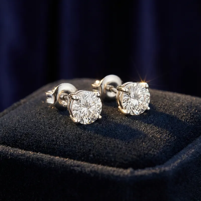 Gold Stud Earrings