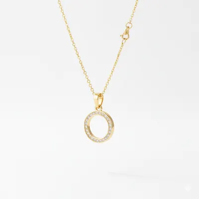 Custom gold pendant