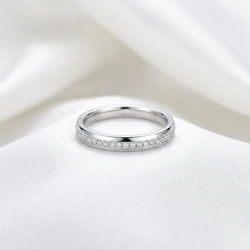 Platinum Love Bands (Pair)