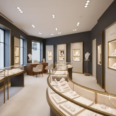 Inside the Diamond Jewellers showroom